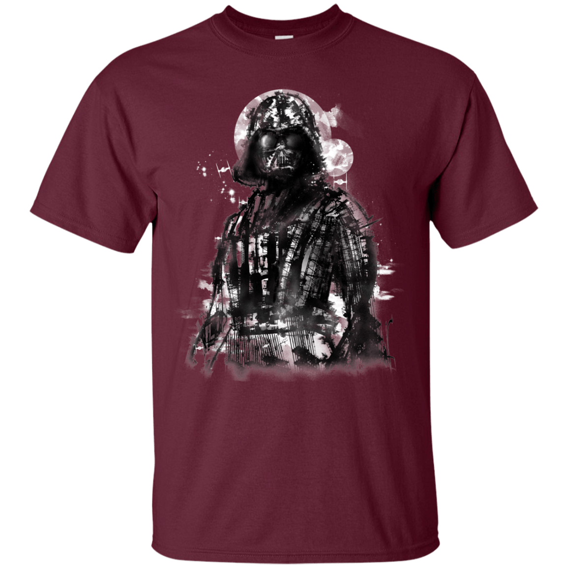 T-Shirts Maroon / S Darth Bot T-Shirt