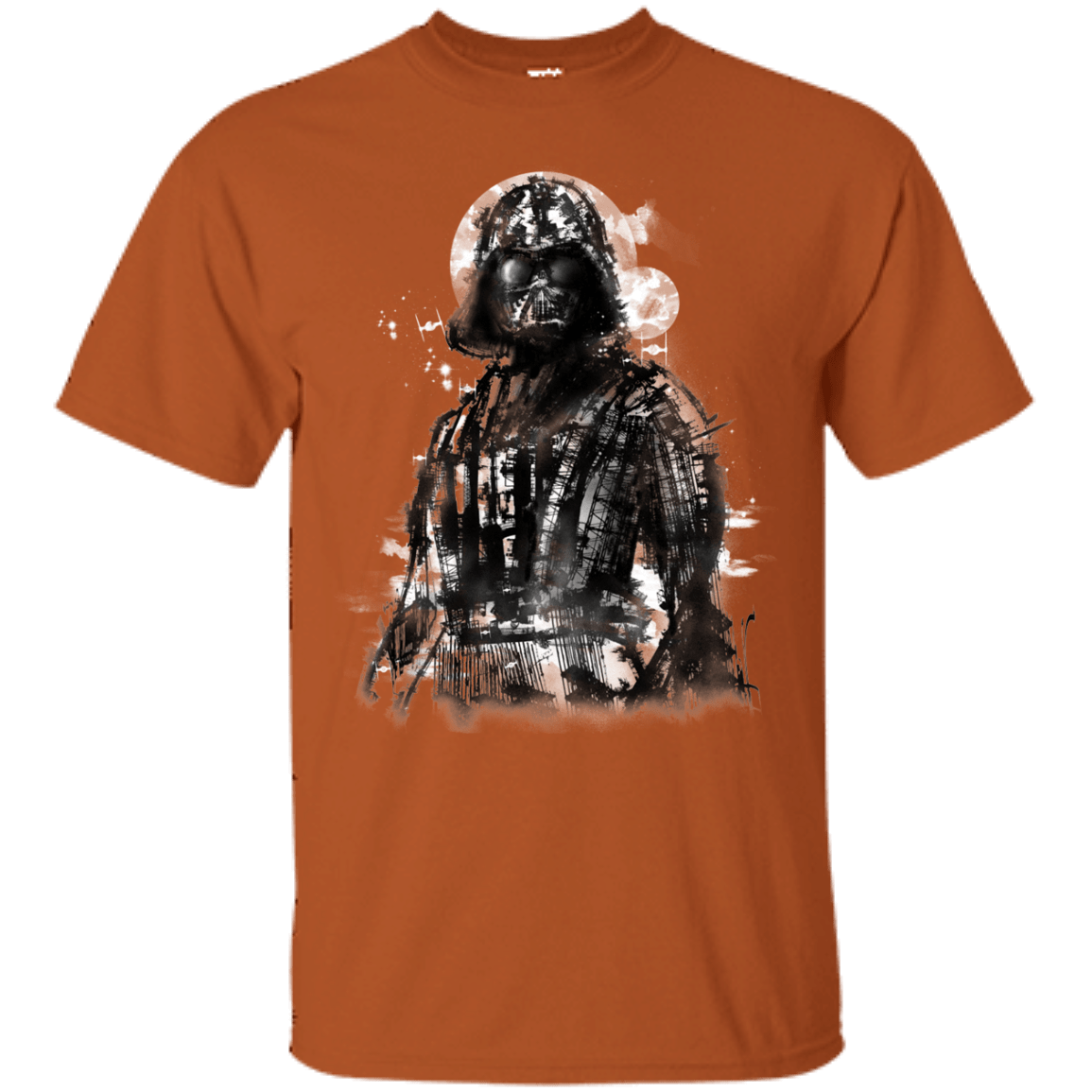 T-Shirts Texas Orange / S Darth Bot T-Shirt