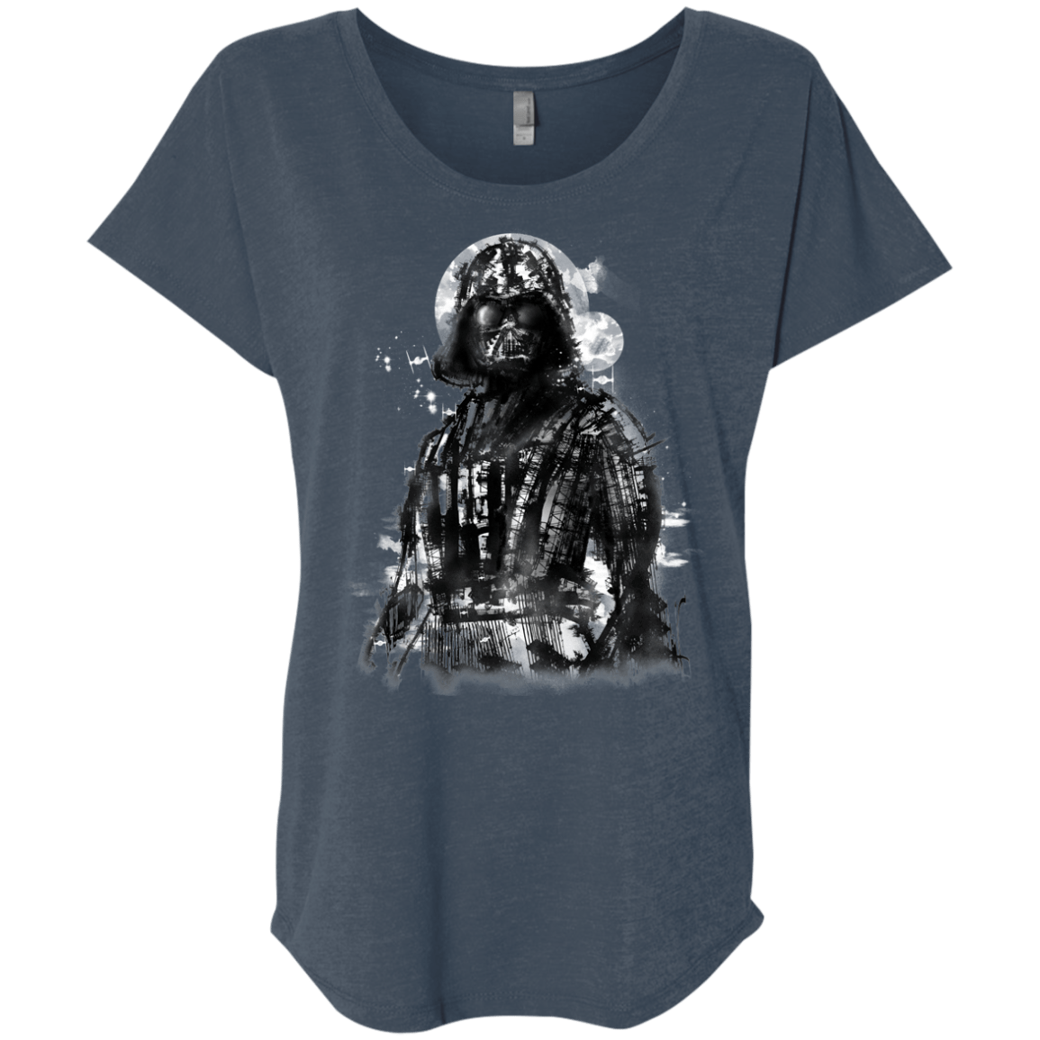 Darth Bot Triblend Dolman Sleeve