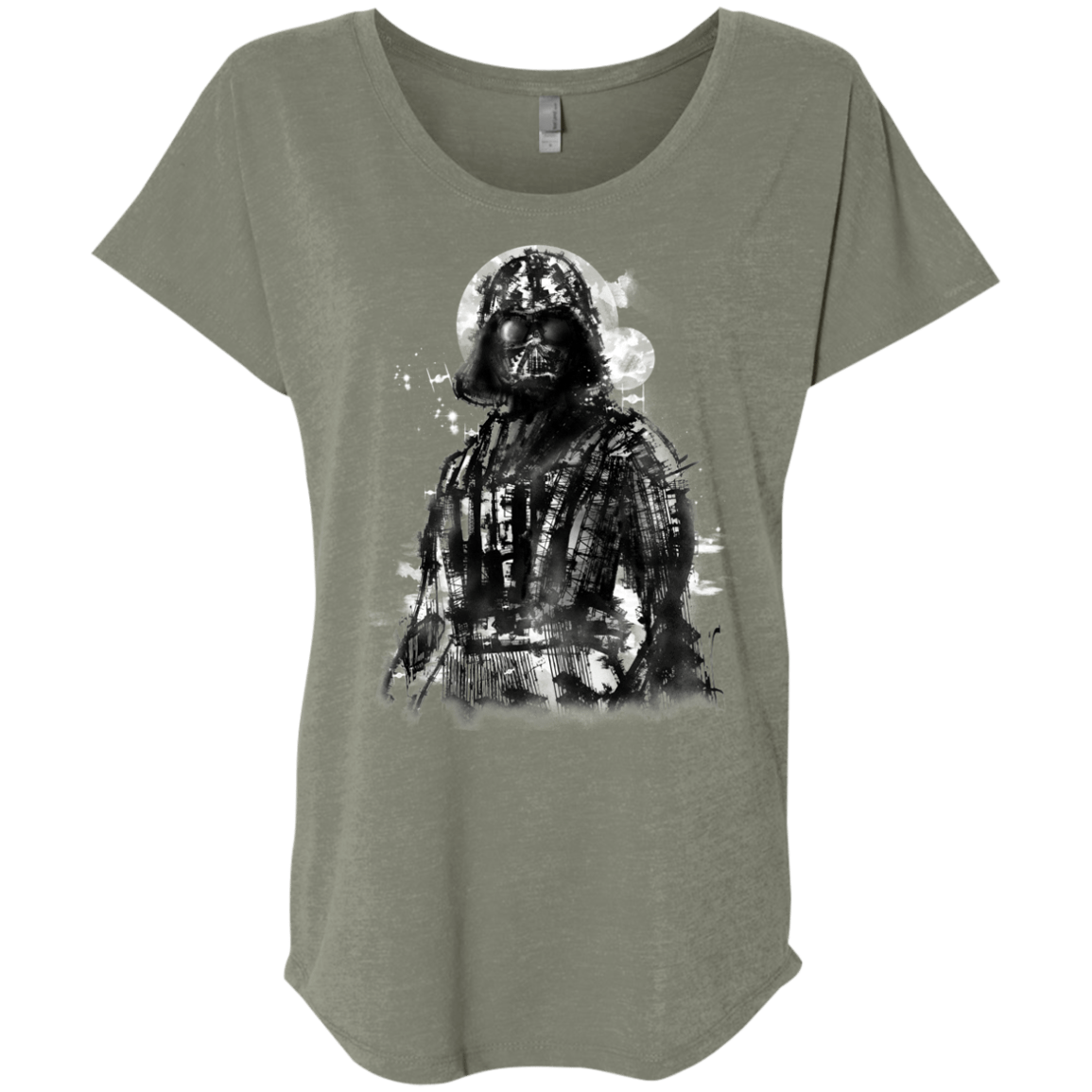 Darth Bot Triblend Dolman Sleeve