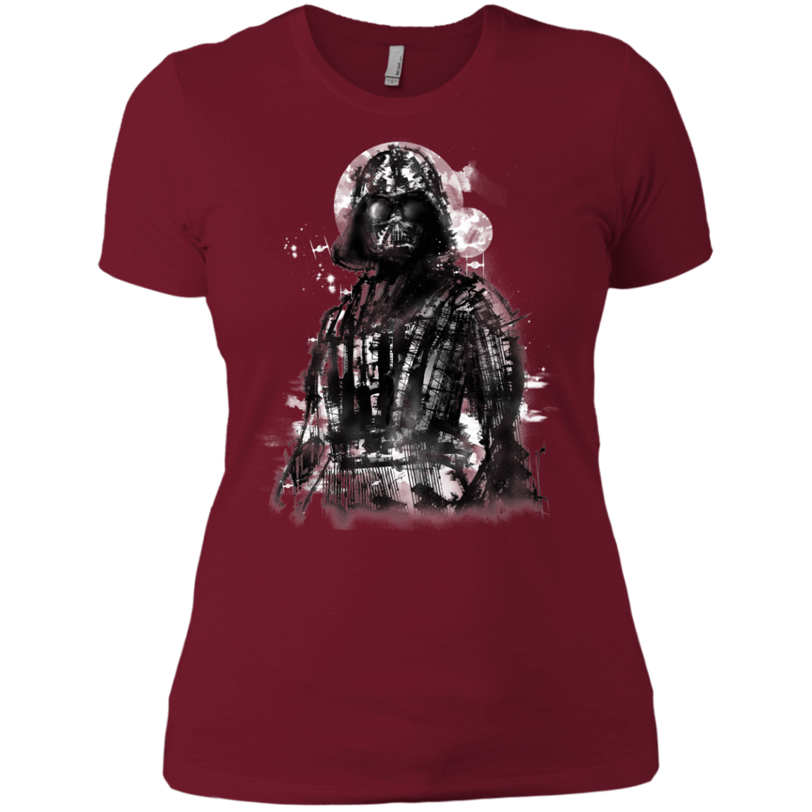 T-Shirts Scarlet / X-Small Darth Bot Women's Premium T-Shirt
