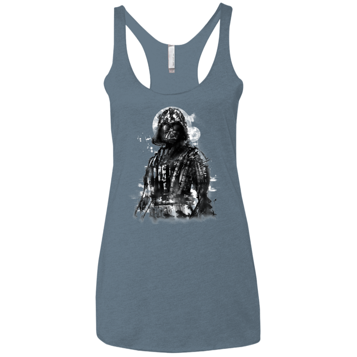 Darth Bot Women's Triblend Racerback Tank