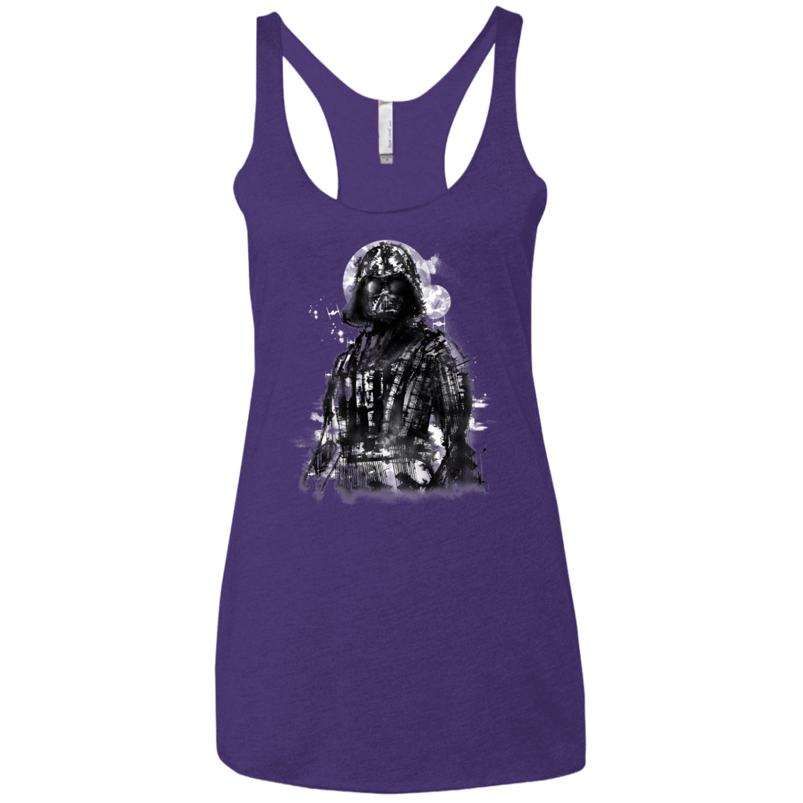 Darth Bot Women's Triblend Racerback Tank