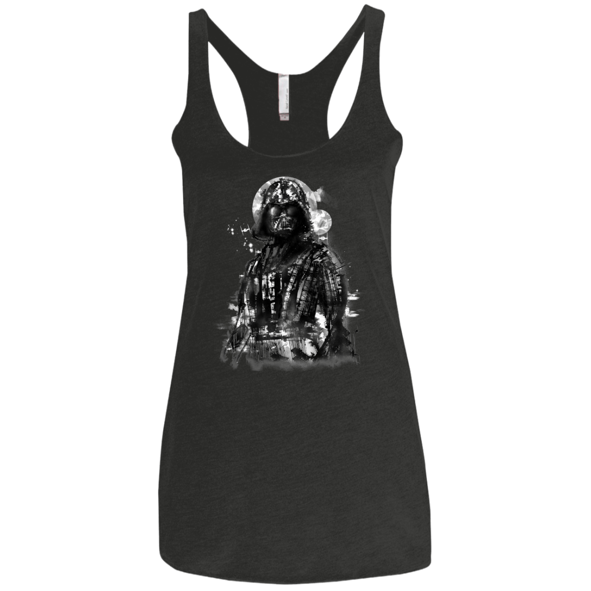 Darth Bot Women's Triblend Racerback Tank