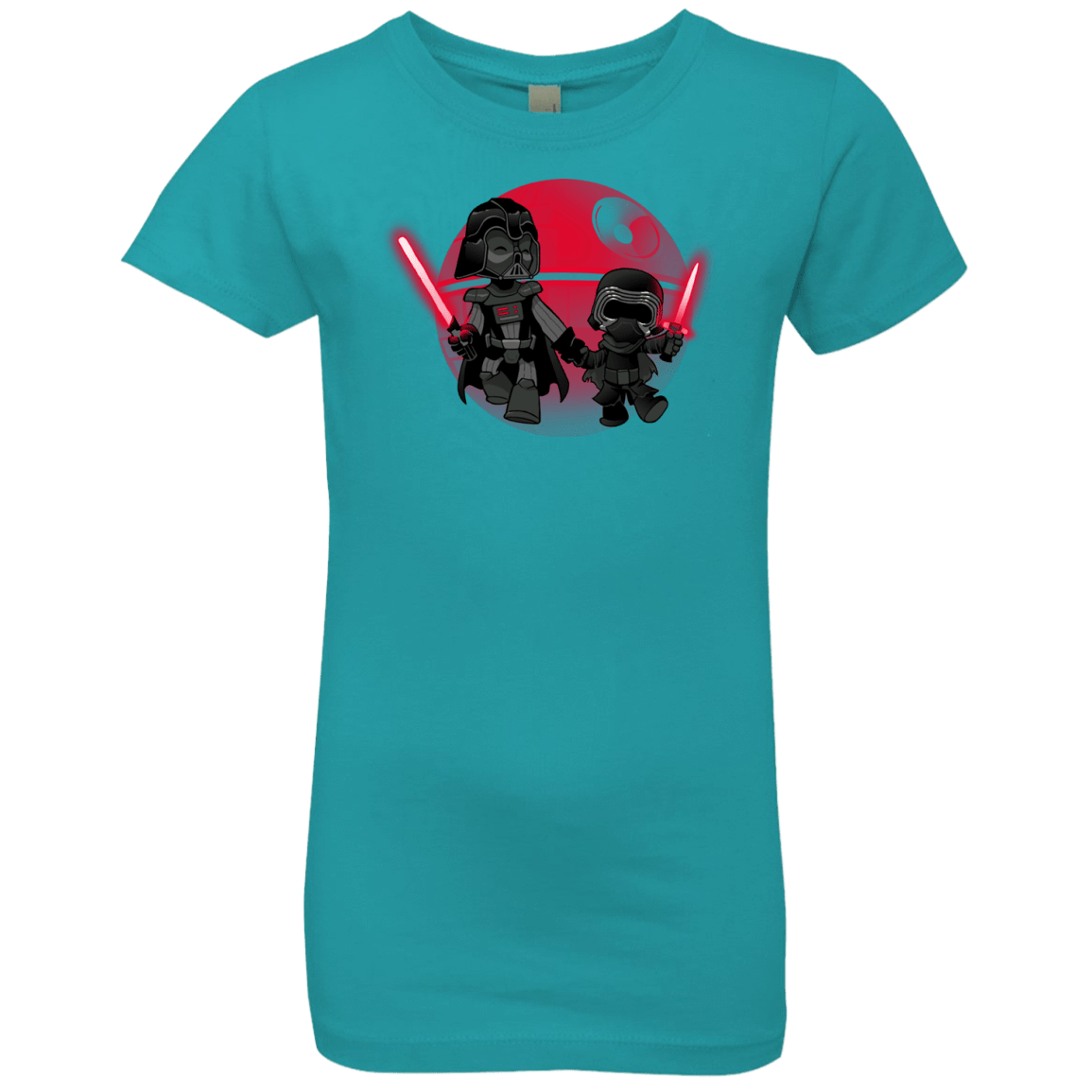 T-Shirts Tahiti Blue / YXS Darth Grandpa Girls Premium T-Shirt