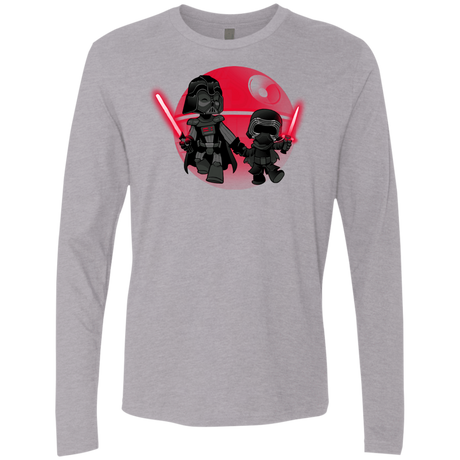 T-Shirts Heather Grey / Small Darth Grandpa Men's Premium Long Sleeve