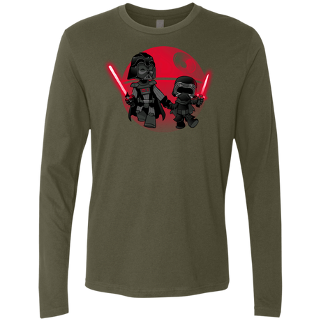 T-Shirts Military Green / Small Darth Grandpa Men's Premium Long Sleeve