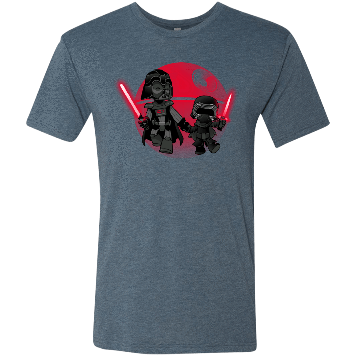 T-Shirts Indigo / Small Darth Grandpa Men's Triblend T-Shirt