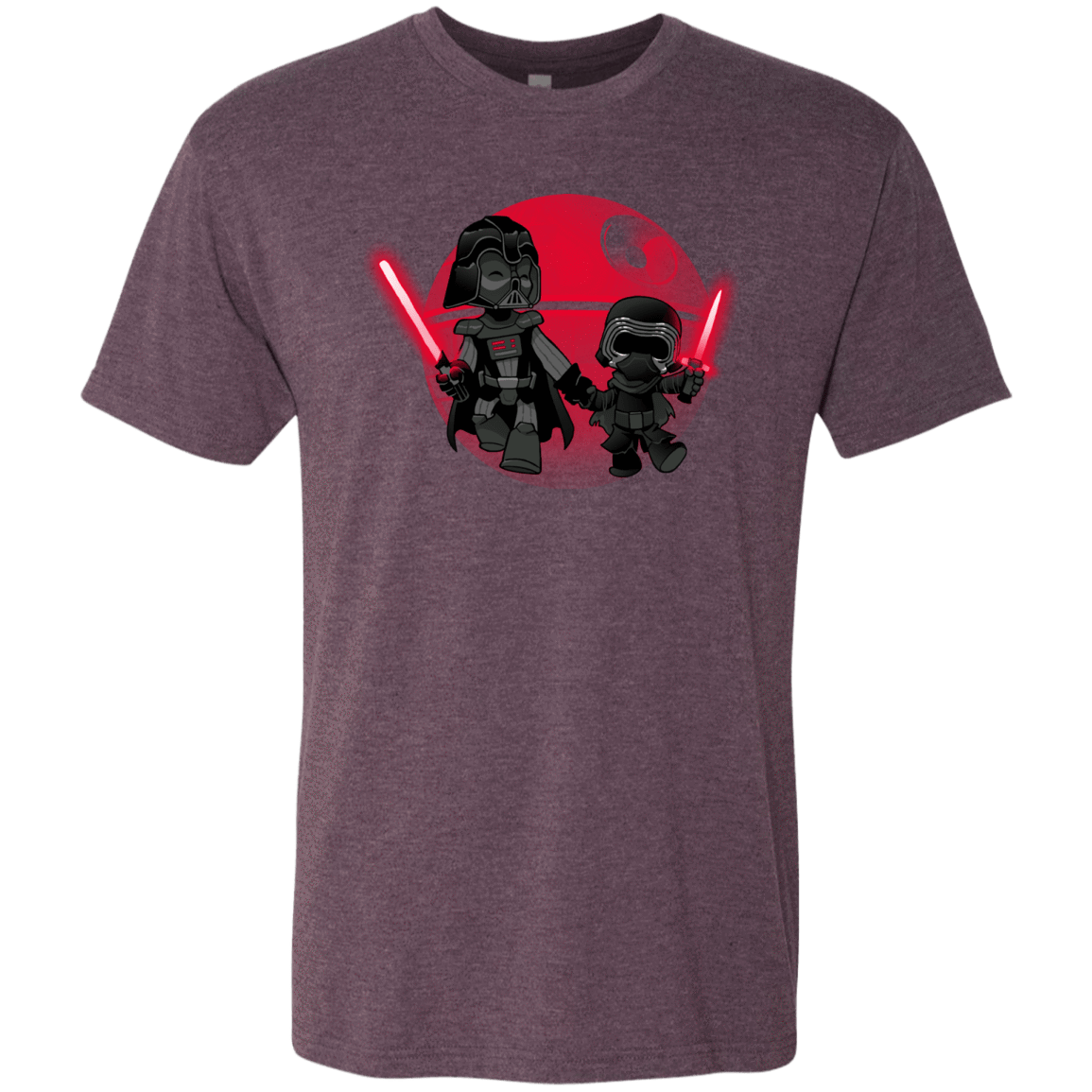 T-Shirts Vintage Purple / Small Darth Grandpa Men's Triblend T-Shirt