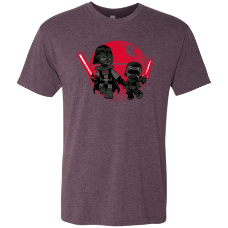 T-Shirts Vintage Purple / Small Darth Grandpa Men's Triblend T-Shirt