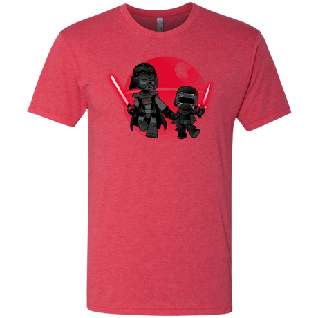T-Shirts Vintage Red / Small Darth Grandpa Men's Triblend T-Shirt