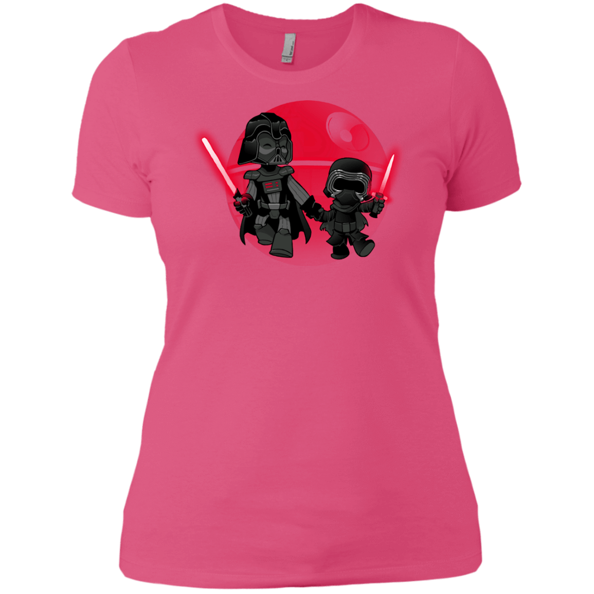 T-Shirts Hot Pink / X-Small Darth Grandpa Women's Premium T-Shirt
