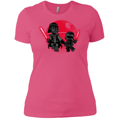 T-Shirts Hot Pink / X-Small Darth Grandpa Women's Premium T-Shirt