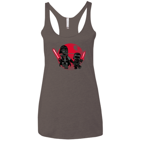 T-Shirts Macchiato / X-Small Darth Grandpa Women's Triblend Racerback Tank