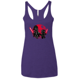 T-Shirts Purple / X-Small Darth Grandpa Women's Triblend Racerback Tank