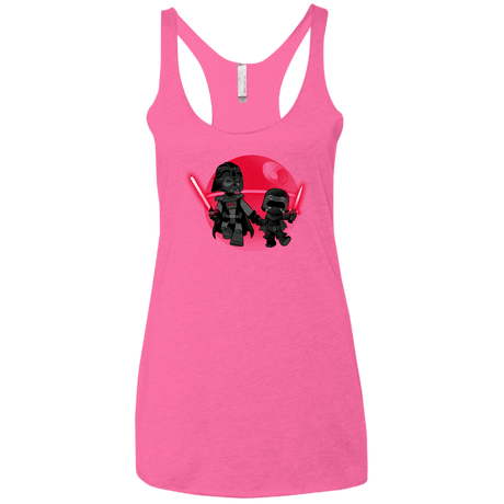 T-Shirts Vintage Pink / X-Small Darth Grandpa Women's Triblend Racerback Tank