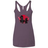 T-Shirts Vintage Purple / X-Small Darth Grandpa Women's Triblend Racerback Tank
