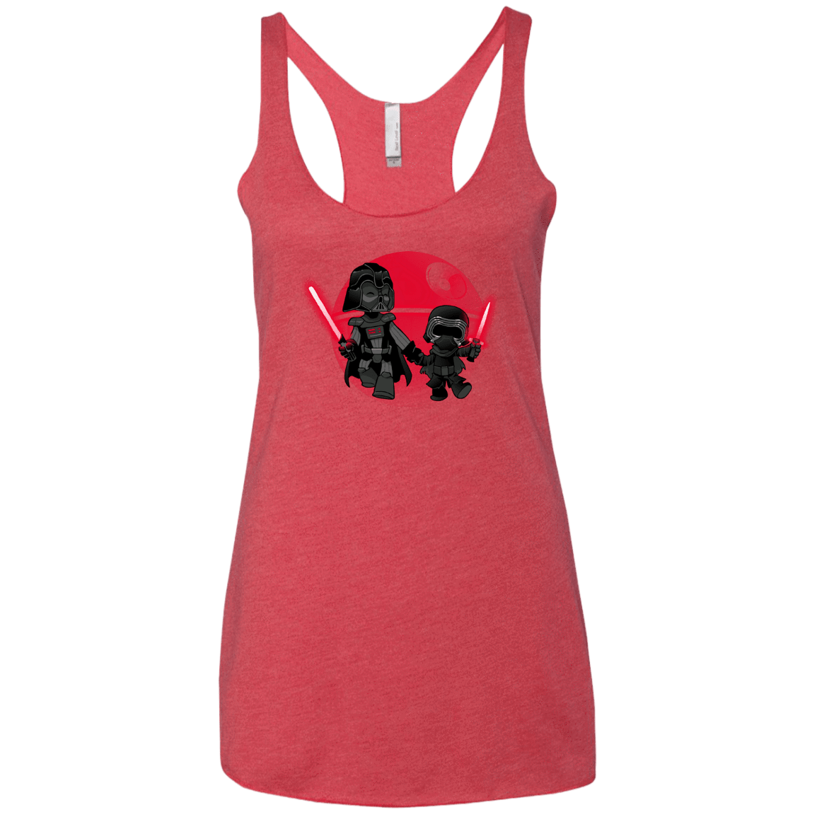 T-Shirts Vintage Red / X-Small Darth Grandpa Women's Triblend Racerback Tank