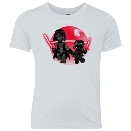 T-Shirts Heather White / YXS Darth Grandpa Youth Triblend T-Shirt