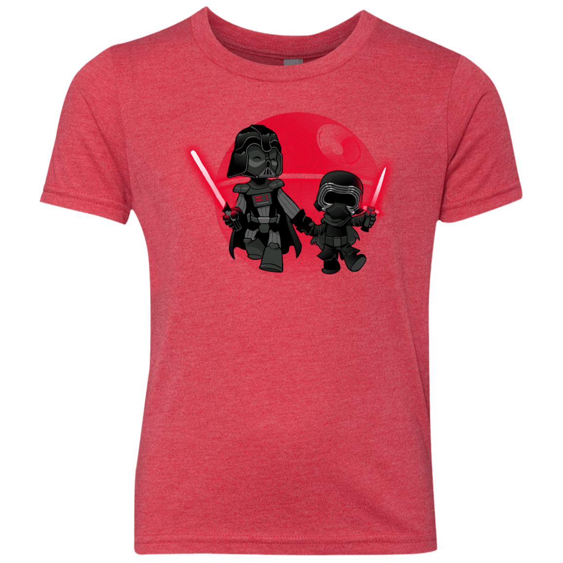 T-Shirts Vintage Red / YXS Darth Grandpa Youth Triblend T-Shirt