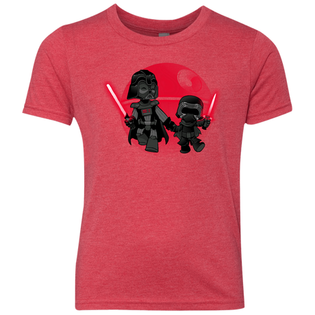 T-Shirts Vintage Red / YXS Darth Grandpa Youth Triblend T-Shirt