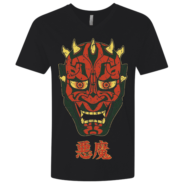 T-Shirts Black / X-Small Darth Hannya Men's Premium V-Neck