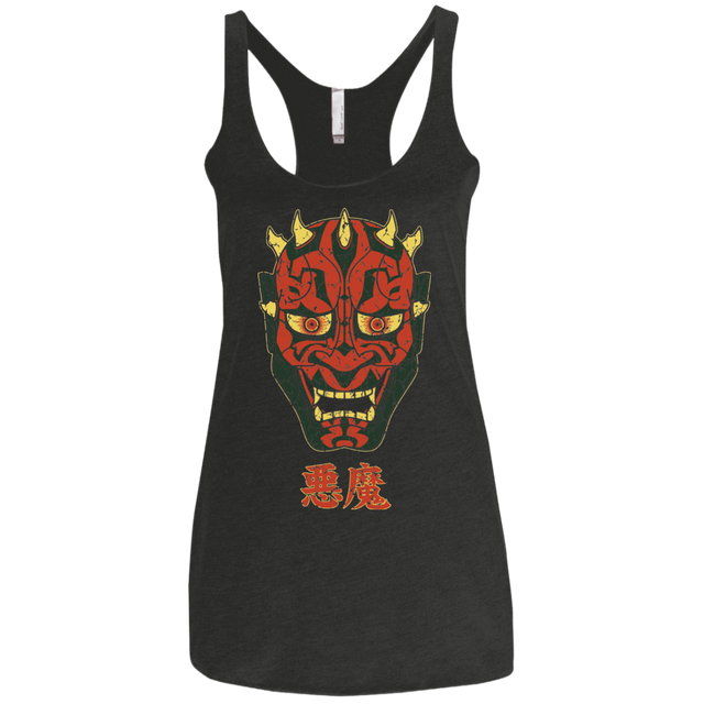 T-Shirts Vintage Black / X-Small Darth Hannya Women's Triblend Racerback Tank