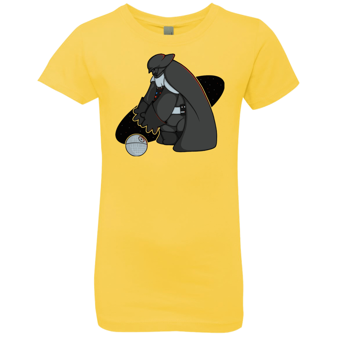 T-Shirts Vibrant Yellow / YXS Darth Hero Sith Girls Premium T-Shirt