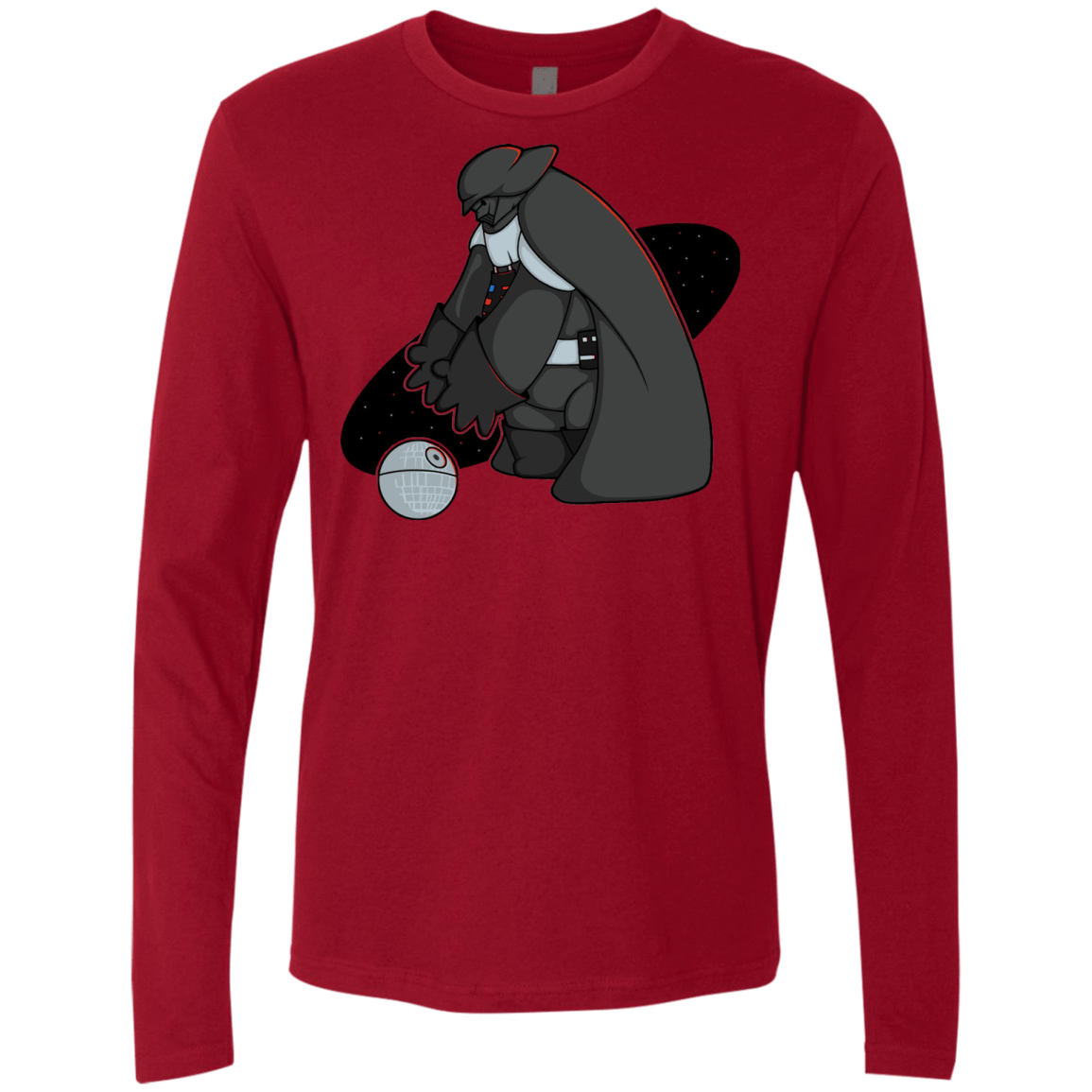 T-Shirts Cardinal / Small Darth Hero Sith Men's Premium Long Sleeve