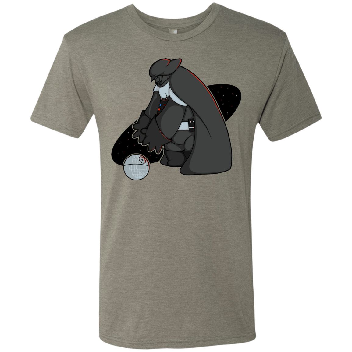 T-Shirts Venetian Grey / Small Darth Hero Sith Men's Triblend T-Shirt