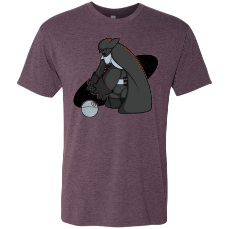 T-Shirts Vintage Purple / Small Darth Hero Sith Men's Triblend T-Shirt
