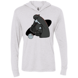 T-Shirts Heather White / X-Small Darth Hero Sith Triblend Long Sleeve Hoodie Tee