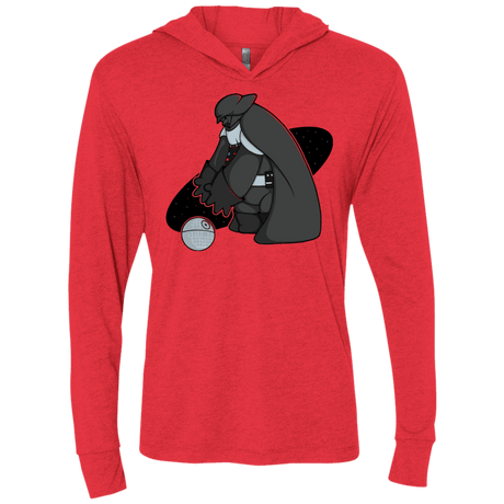 T-Shirts Vintage Red / X-Small Darth Hero Sith Triblend Long Sleeve Hoodie Tee