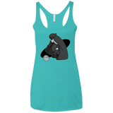 T-Shirts Tahiti Blue / X-Small Darth Hero Sith Women's Triblend Racerback Tank