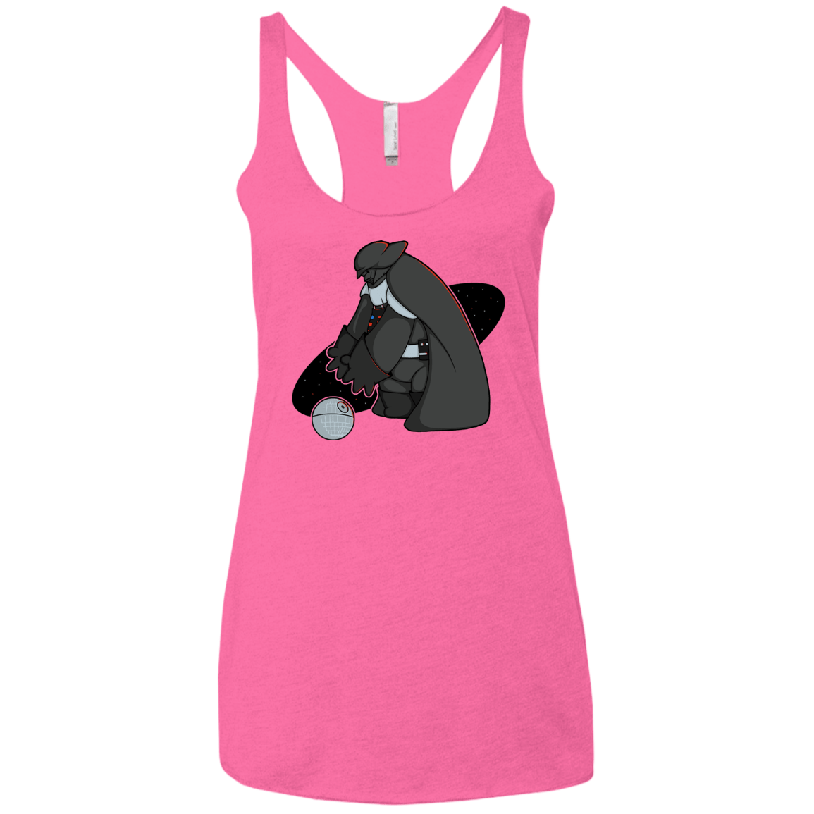 T-Shirts Vintage Pink / X-Small Darth Hero Sith Women's Triblend Racerback Tank