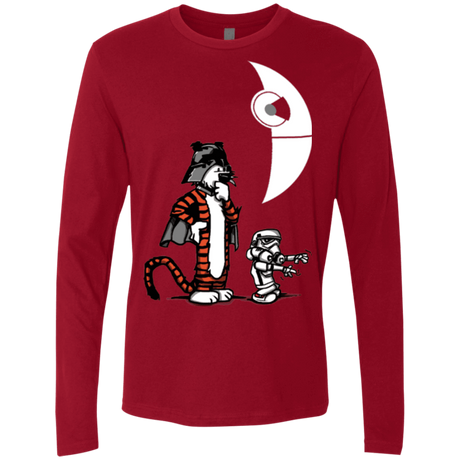 T-Shirts Cardinal / Small Darth Hobbes & Calvin Trooper Men's Premium Long Sleeve