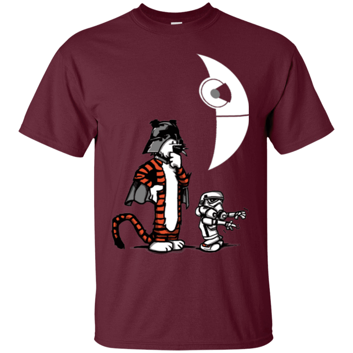 T-Shirts Maroon / Small Darth Hobbes & Calvin Trooper T-Shirt