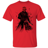 T-Shirts Red / S Darth Lord Sumi-E T-Shirt
