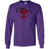 T-Shirts Purple / S Darth M Men's Long Sleeve T-Shirt