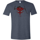 T-Shirts Heather Navy / S Darth M Men's Semi-Fitted Softstyle