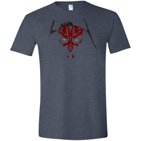 T-Shirts Heather Navy / S Darth M Men's Semi-Fitted Softstyle