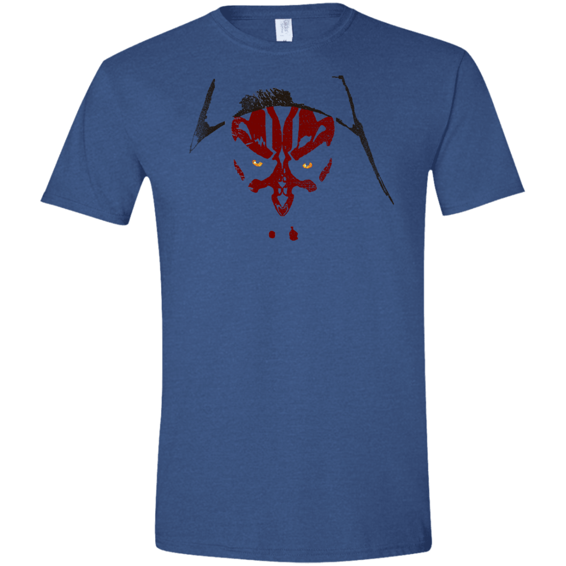 T-Shirts Heather Royal / X-Small Darth M Men's Semi-Fitted Softstyle
