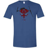 T-Shirts Heather Royal / X-Small Darth M Men's Semi-Fitted Softstyle