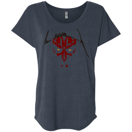 T-Shirts Vintage Navy / X-Small Darth M Triblend Dolman Sleeve