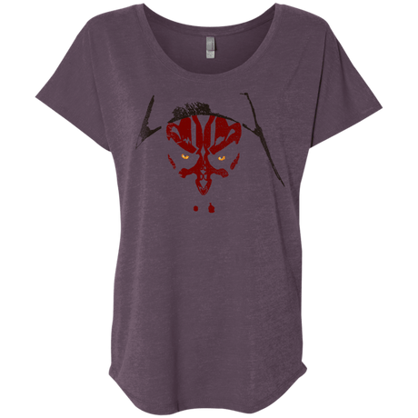 T-Shirts Vintage Purple / X-Small Darth M Triblend Dolman Sleeve