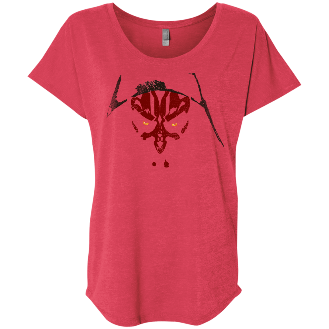 T-Shirts Vintage Red / X-Small Darth M Triblend Dolman Sleeve