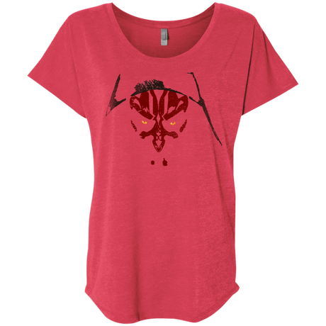 T-Shirts Vintage Red / X-Small Darth M Triblend Dolman Sleeve