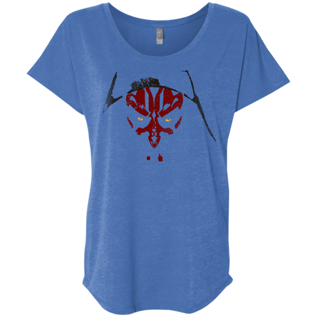 T-Shirts Vintage Royal / X-Small Darth M Triblend Dolman Sleeve