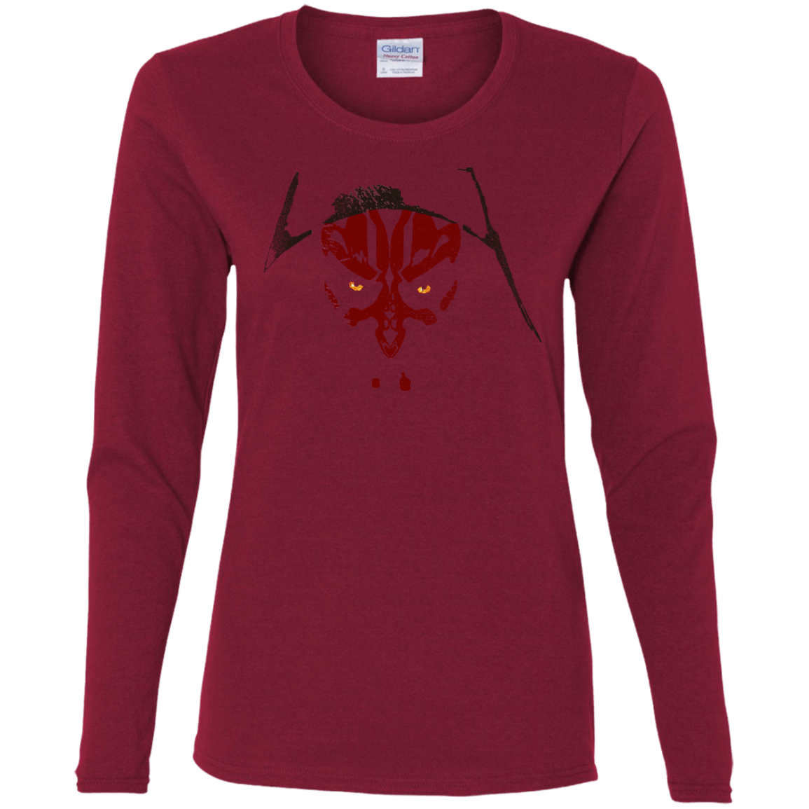 T-Shirts Cardinal / S Darth M Women's Long Sleeve T-Shirt