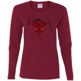 T-Shirts Cardinal / S Darth M Women's Long Sleeve T-Shirt